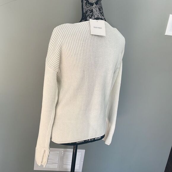 Ellen Tracy NEW Cotton Knit Sweater Long-sleeve Small - Picture 2 of 6